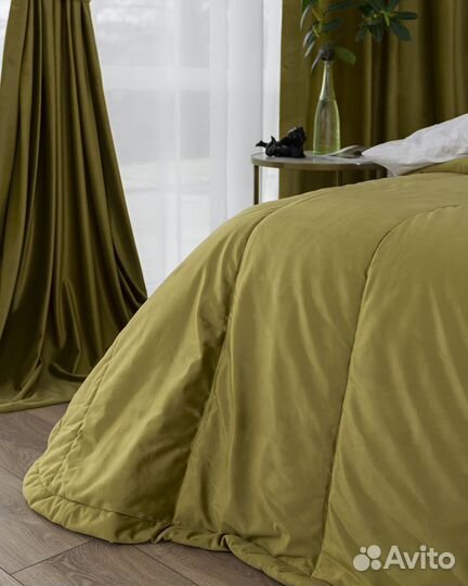 Новое покрывало Беллиссимо Темный янтарь бархат