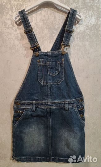 Джинсовый комбинезон
