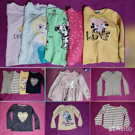 Пакет вещей на девочку 4-5 лет 104-110 см