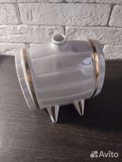 Графин бочонок. Фарфор. ксф