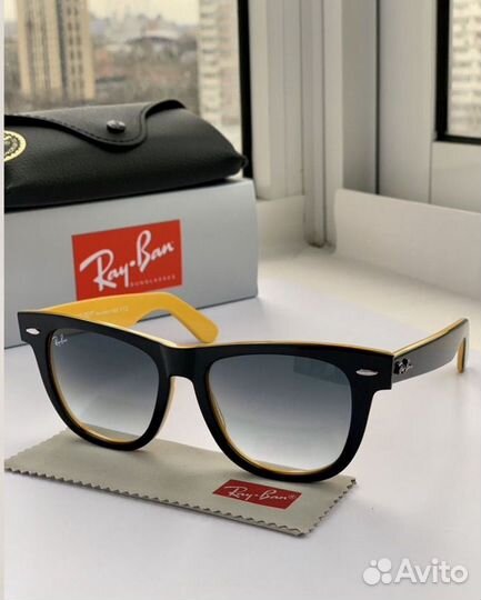 Очки ray ban wayfarer 54 пепельные