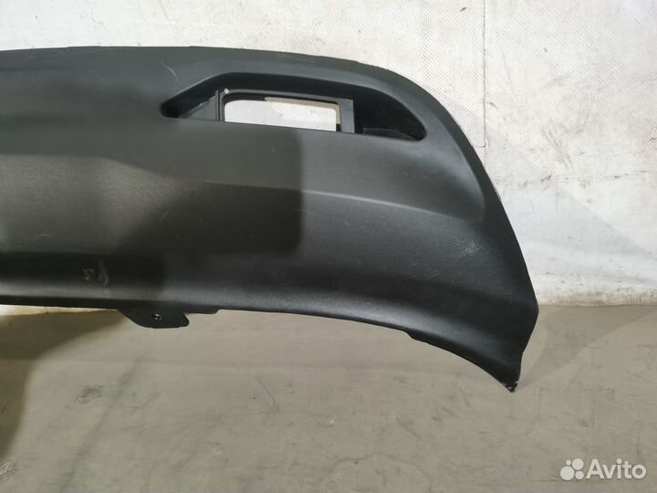 Kia Rio 3 2011-2015 юбка бампера задняя
