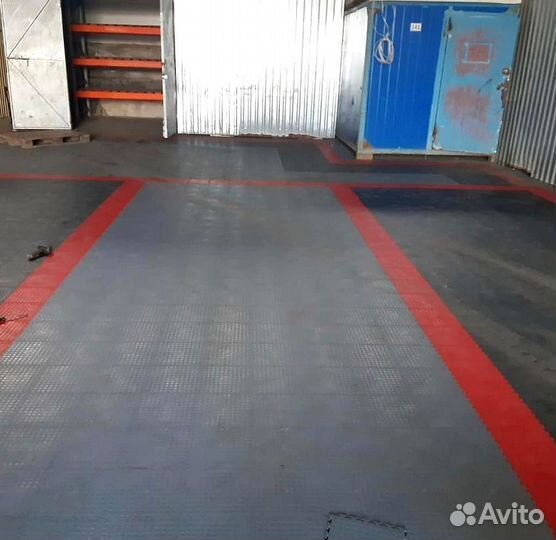 Модульная плитка пвх для гаража