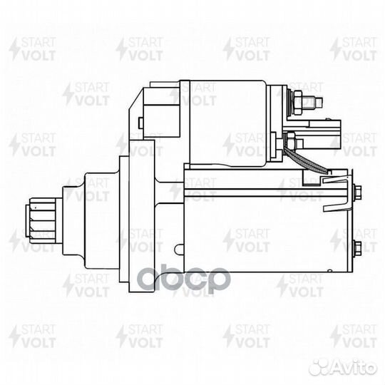 Стартер для а/м VAG Octavia A5 (04) 1.6i/Octav