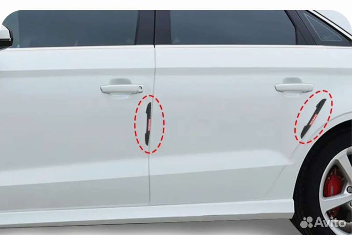 Защитные наклейки на дверь автомобиля