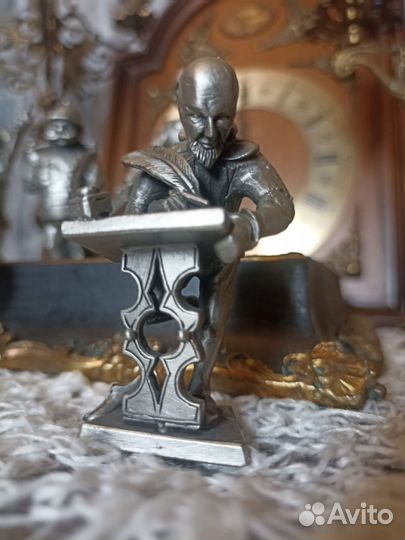 Фигурки, статуэтки, металл, олово, винтаж