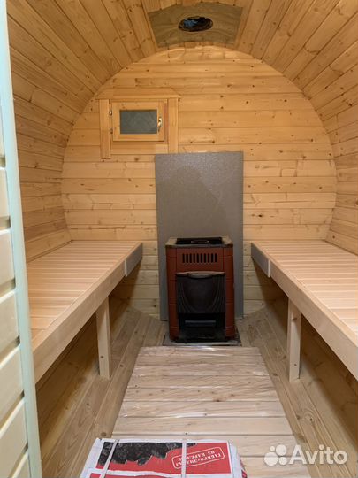 Баня бочка под ключ