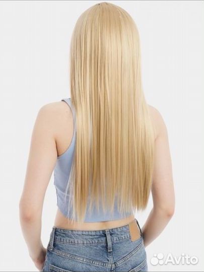 Парик блонд длинный