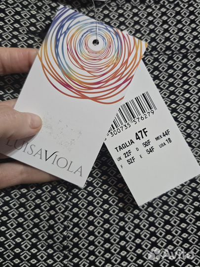 Жаккардовые брюки Luisa Viola 58 Италия оригинал