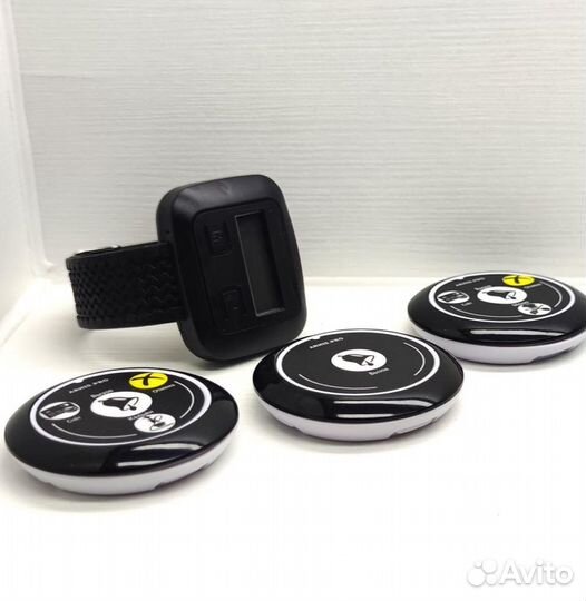 Кнопка вызова официанта, персонала с часами Эконом