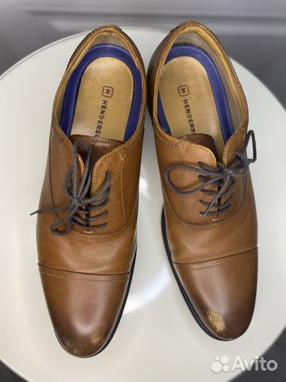 Кожанные туфли hendersen мужские 44 размер