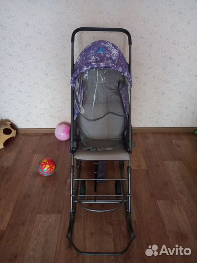 Детские санки коляска