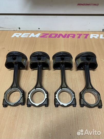 Шатун с поршнем mitsubishi 4b11 2.0