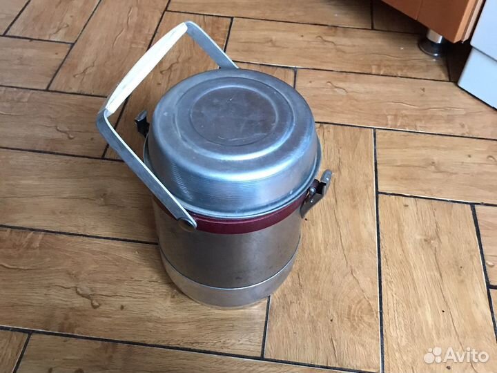 Термос металлический 4 литра для первых ивторых бл