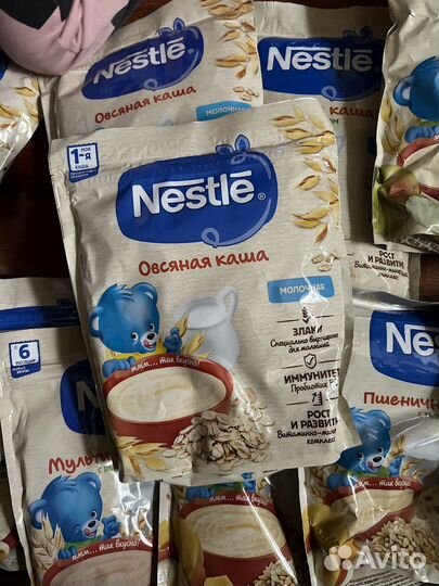 Детское питание каши Смесь нан 2 кисломолочная