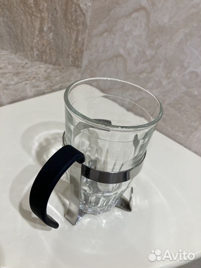 Стакан Бор с подстаканником бу