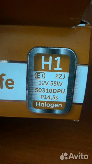 Лампы General Electric Extra Life H1 12v 55w