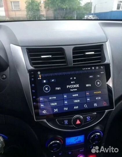 Штатная андроид магнитола Hyundai Solaris 1 2\32