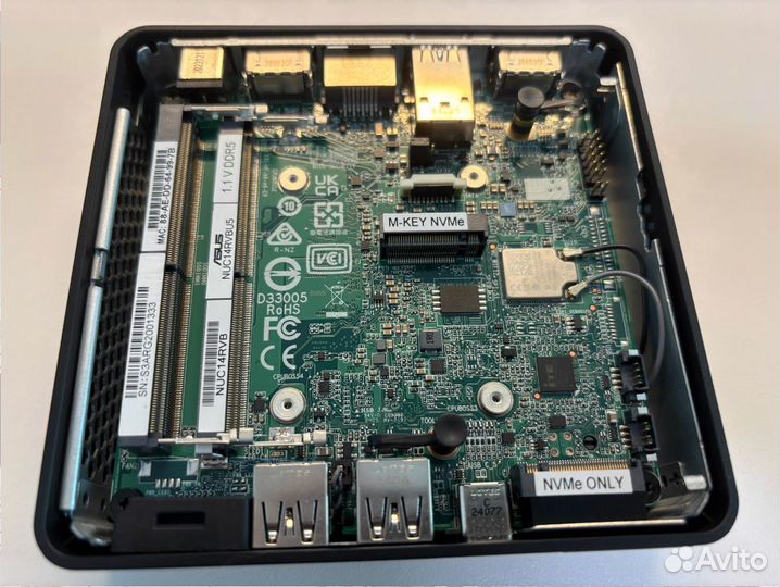 Мини-пк asus NUC14 Pro/Pro+(Core Ultra 5/7/9) 2024