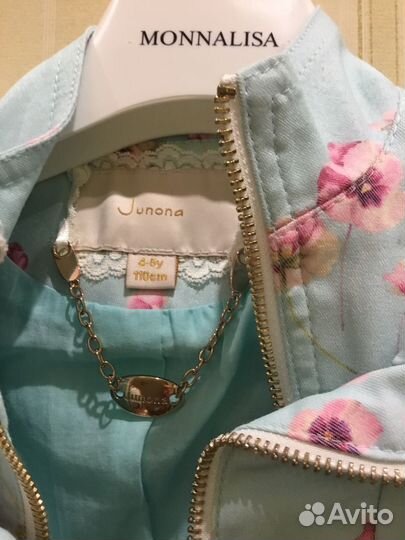 Куртка джинсовая для девочки, 4г, бренд