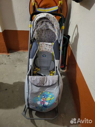 Коляска санки