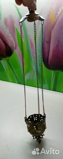 Латунная лампада