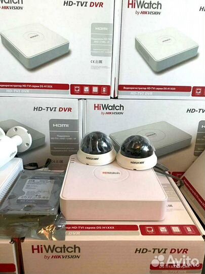 Комплект видеонаблюдения 1- 16 камер