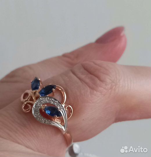 Серебряное кольцо в стиле модерн как золотое