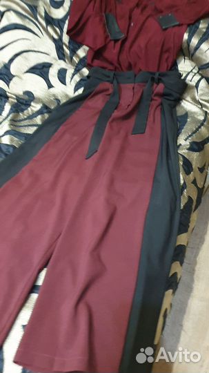 Брюки палаццо 46