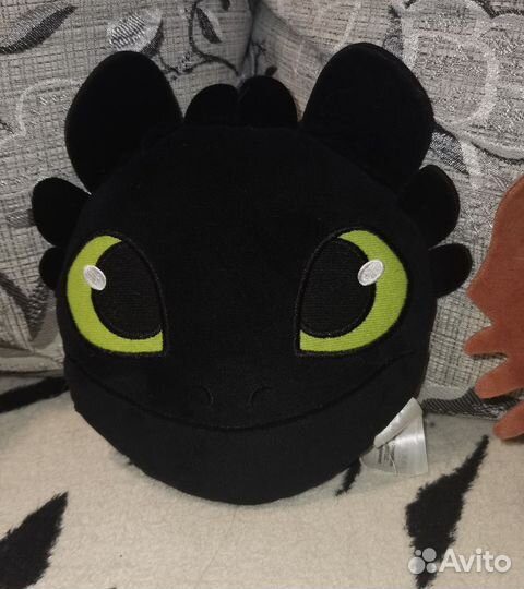 Мягкие игрушки Грозокрыл, Беззубик, Сарделька