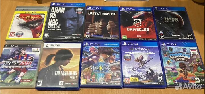 Эксклюзивные игры Playstation 3/4/5 и PSVita