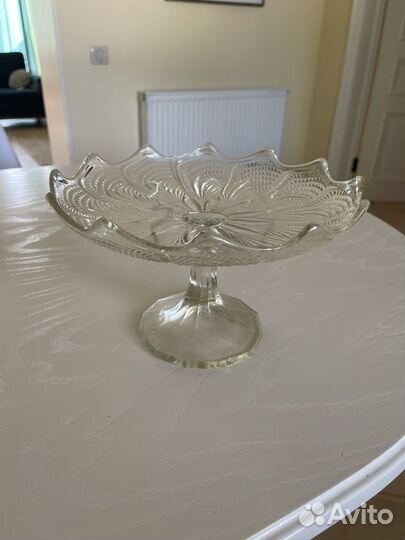 Хрустальная фруктовница