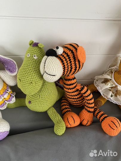 Дракон. Большие вязаные крючком игрушки