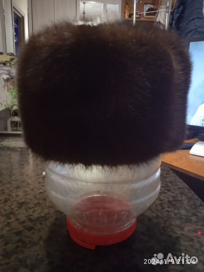 Норковая шапка мужская