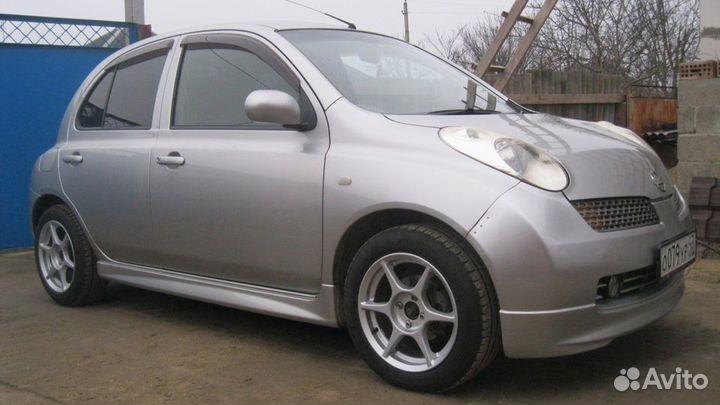 Ветровики, Дефлектор капота nissan micra (K12) С 2