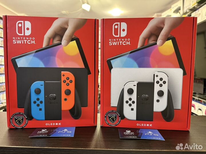Nintendo Switch oled White (HKG) новый