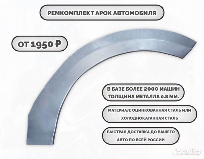 Ремкомплект арок на машину