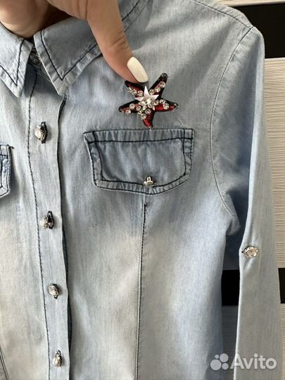 Стильная рубашка на девочку