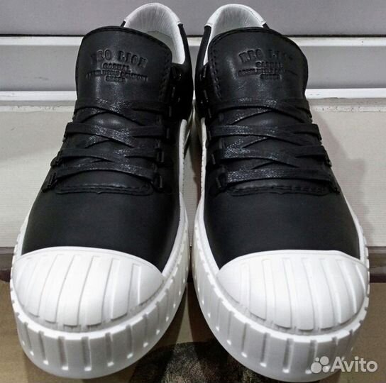 Кроссовки кожа муж. 