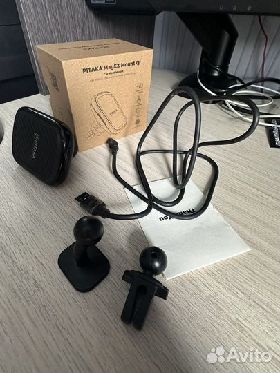 Автодержатель Pitaka MagEz Mount Qi новый