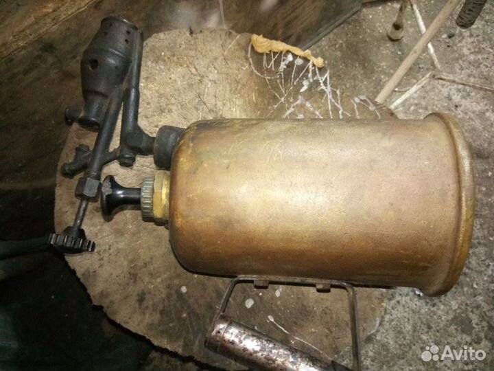 Лампа паяльная СССР из латуни