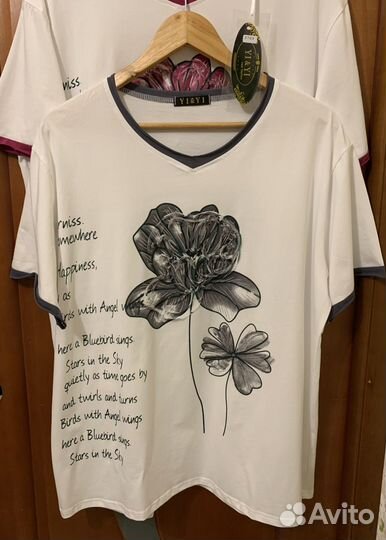 Футболка женская новая 52/54