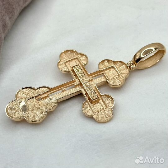 Новый Золотой нательный крест 585 пробы
