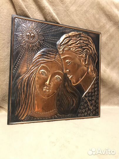 Чеканка медная СССР