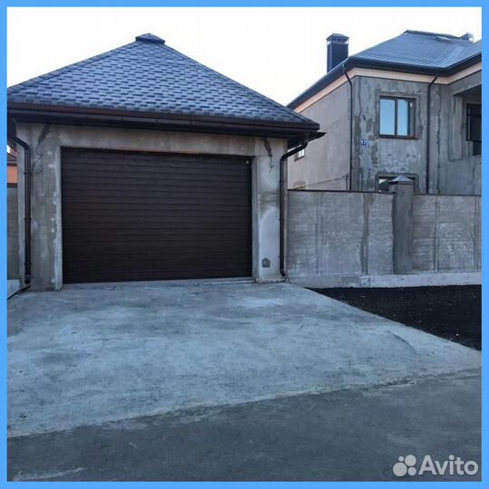 Автоматические секционные гаражные ворота