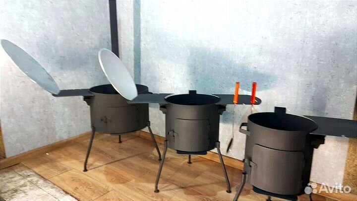Печь + казан + шумовка комплектом и раздельно