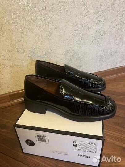 Лоферы натуральная кожа 38