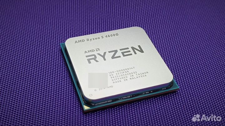 Процессор AMD Ryzen 5 4600G (AM4, 3.7Ghz-4.2Ghz, 6
