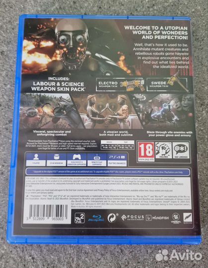 Atomic Heart ps4 диск