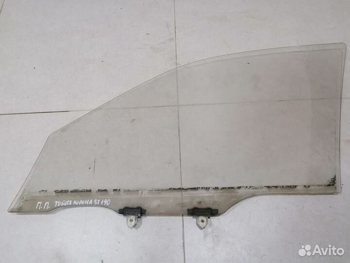 Стекло двери перед.прав.Toyota Corona ST190 1993